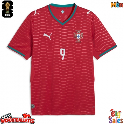 Portugal Goncalo Ramos #9 Replica Home Stadium Shirt World Cup 2026 Short Sleeve